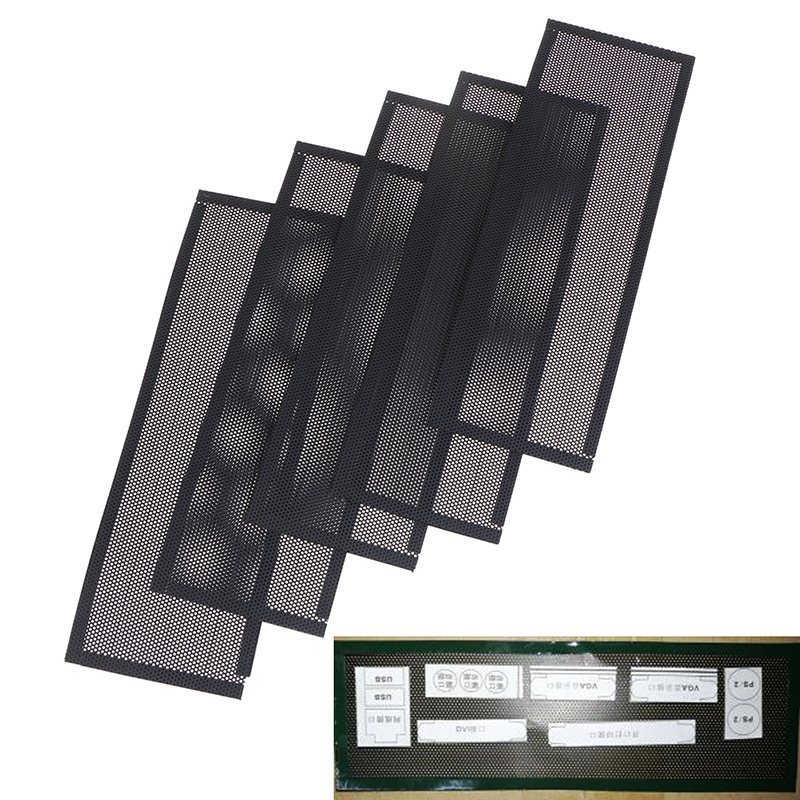 Dust Filter Pc - Filtre anti-poussière en PVC, 5 pièces,