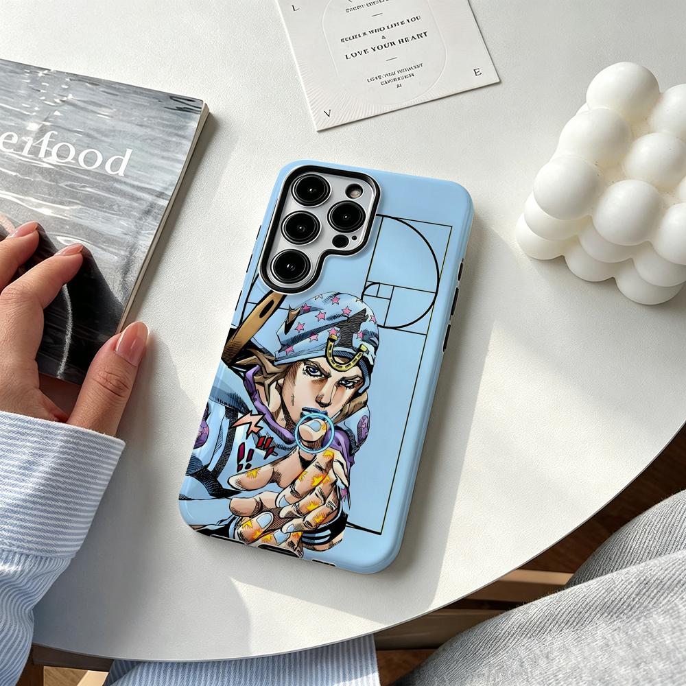 Computer Case - Coque de téléphone Anime J-JOJO Steel