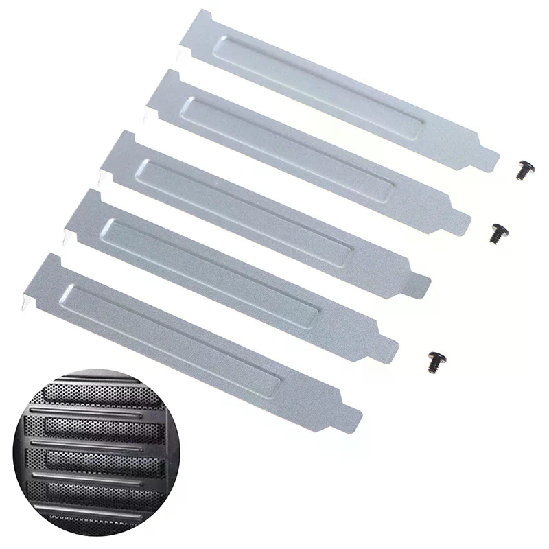 Lot de 5 caches de fentes PCI  - Dust Filter Pc avis et prix